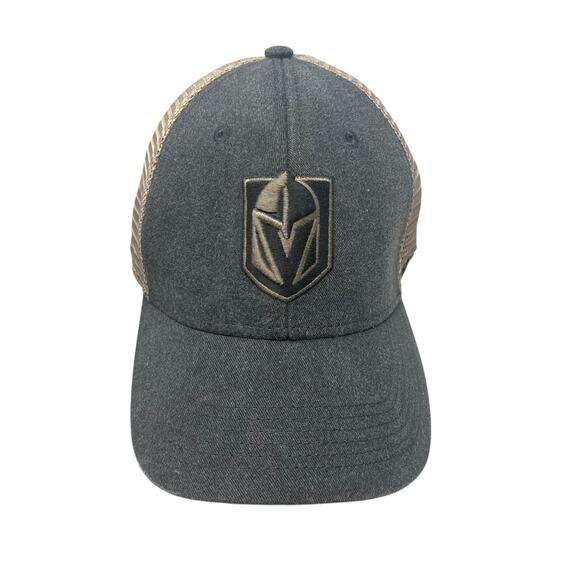 Vegas Golden Knights Hat 47 Brand Stretch Fit Men's Grey Mesh Back - Picture 9 of 9